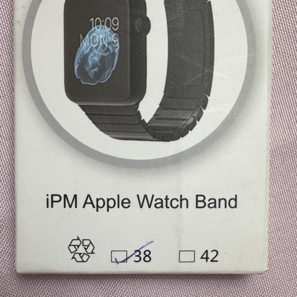 Apple iPM White Watch Band sz 38 - Picture 2 of 5